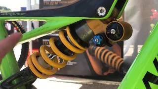 Ohlins TTX 22 M How to adjustset up  Sea Otter Classic 2018 [upl. by Tomi285]