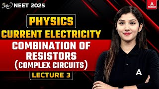 Combination of Resistors in Series and Parallel Class 12  Current Electricity  Complex Circuits [upl. by Monah192]