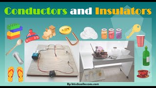 Conductors and Insulators  Examples of Conductors and Insulators [upl. by Renckens]