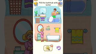 Dop 5 Level 40 Gameplay Complete Fill The Bathtub With Water games viralshorts shorts trending [upl. by Artap]