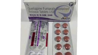 RQUET SR 100 Tablets Quetiapine Fumarate SustainedRelease Tablets USP [upl. by Itoc329]