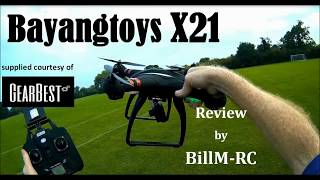 Bayangtoys X21 review  Test flight amp follow me Part II [upl. by Anem]