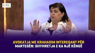 Avokatja me krahasim interesant për martesën Shyhretja e ka një këngë quotAjoquot [upl. by Pittel]