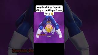 Vegeta doing Captain Ginyu the Ginyu Force Pose 😂 shorts dragonball [upl. by Sunev178]