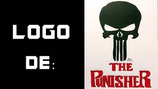 DIBUJANDO EL LOGO DE THE PUNISHER [upl. by Penni976]