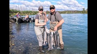 Sockeye Salmon Fishing on the Kenai River [upl. by Drol]