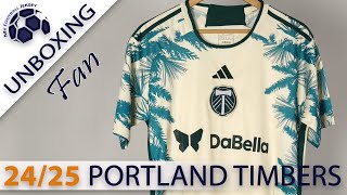 Portland Timbers Away Jersey 2024 Minejerseys Fan Version Unboxing Review [upl. by Yeclek]