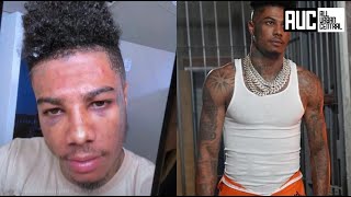 quotI Love It Herequot Blueface Calls From Prison Says He Been Catching Fades On SY [upl. by Nallac]