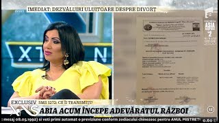 Război între Adriana Bahmuțeanu și fostul soț E bolnavă psihic [upl. by Divaj598]