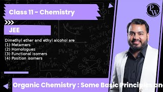 Dimethyl ether and ethyl alcohol are 1 Metamers 2 Homologues 3 Functional isomers 4 Posit [upl. by Laverne]