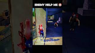 Enemy help me Free fire funny moments freefire [upl. by Pearse]