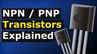 NPN amp PNP Transistors explained  electronics engineering [upl. by Aileahcim706]