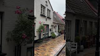 Rainy streets of Friedrichstadt SchleswigHolstein Germany oldhouse oldtown historichouse [upl. by Netsyrc317]