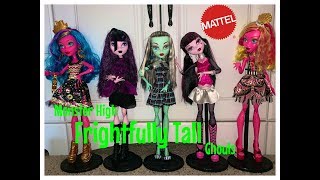 My Monster High Frightfully Tall Ghouls Collection✨ [upl. by Thirzi]