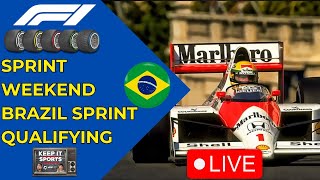 F1 2024 BRAZIL SPRINT WEEKEND SPRINT QUALIFYING LIVE [upl. by Emelita341]