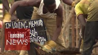 Ebola Virus Grave digging in Sierra Leone [upl. by Antonino363]