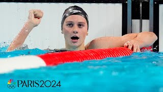 Summer McIntosh comes out on top in WILD womens 200m IM at Paris Olympics  NBC Sports [upl. by Inaffit351]