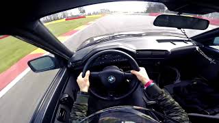 E30 berline 325i m20B25 170cv POV first time on spa francorchamp session [upl. by Corbie]