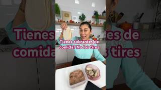 Receta Saludable para utilizar sobrantes de comida Fácil de llevar Comida o Cena shorts addy [upl. by Aracot622]