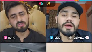 Haider ne salman se donkey ki awaz wali punishment karwaye  funniest TikTok live 😂match [upl. by Annovad]