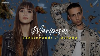 Sangiovanni Aitana  MARIPOSAS LyricsTesto  Versione in spagnolo di “Farfallequot [upl. by Philender]