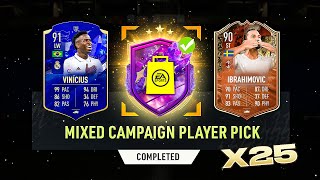 FIFA 23 25 x NEW 86 Mixed Campaign Player Pick Packs [upl. by Roselani711]