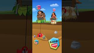 MOANA 2 gold digging game Rank Up Challenge  moana maui rankup shorts catnap levels [upl. by Roby975]