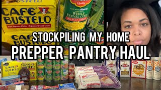 WALMART PREPPER PANTRY HAUL DOLLAR TREE PREPPER PANTRY HAUL [upl. by Suzan]