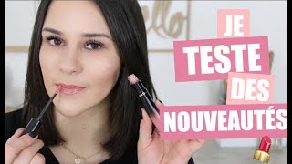 JE TESTE DES NOUVEAUX PRODUITS de MAQUILLAGE Sephora NYX Lancôme [upl. by Rawden415]