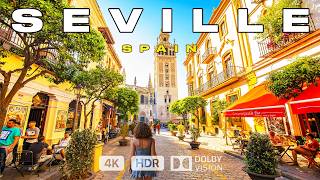 Seville Spain 🇪🇸 4K Walking Tour Royal Alcázar amp Cathedral Views Part 2 [upl. by Ahsekal]