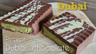 Dubai chocolate bar recept chocolade recipe maken how to make [upl. by Adnalram]