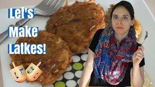 HOMEMADE VEGAN LATKES [upl. by Eecak]