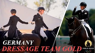 Equestrian Germany Win Dressage Team Gold  Isabell Werth 13th Total Olympic Medal [upl. by Ober]