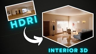 Como usar los HDRIs para RENDERS INTERIORES  Blender tutorial [upl. by Hadihsar919]