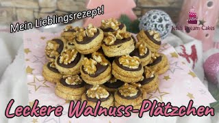 Die aller besten Walnussplätzchen 😍 Mein Lieblingsrezept  Weihnachtsplätzchen🎄 [upl. by Naleek148]