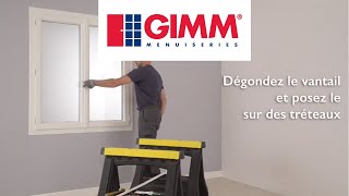 Remplacement dune pareclose PVC  GIMM Menuiseries [upl. by Namsaj]