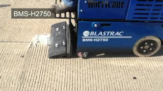 Aramsco  Blastrac®  BMSH2750 rideon floor scraper [upl. by Ennaimaj]