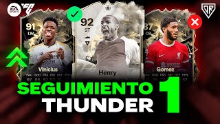 ⭐SEMANA 1⭐SEGUIMIENTO MEJORAS Thundertrack en EA FC 24 [upl. by Ocirema]