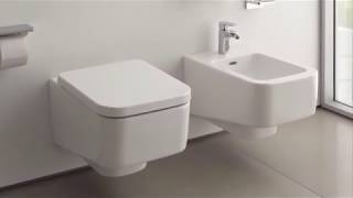 Wallhung Toilet Installation With LAUFEN Easyfit [upl. by Burgener]