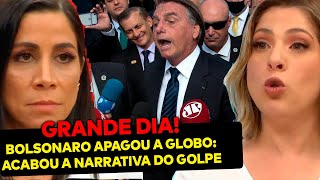 AGORA Narrativa do golpe é enterrada Bolsonaro jantou toda a militância da Globo ao vivo [upl. by Eilsehc]