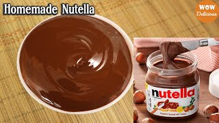 Homemade Nutella Recipe  Nutella Recipe  Nutella Recipe without Hazelnuts  How to make Nutella [upl. by Smail]