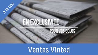 Mes ventes Vinted coloriage [upl. by Janene305]