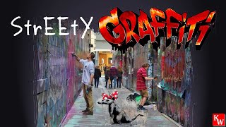 STREETY GRAFFITI  MUSIC VIDEO By Keith Wolk [upl. by Whitaker838]