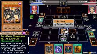 YuGiOh 5Ds Tag Force 4 Hopeless Dragon vs Simon [upl. by Oriana]