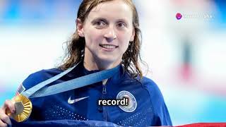 Katie Ledecky Breaks Olympic Record [upl. by Claudette703]