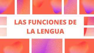 Funciones de la lengua Referencial Apelativa Emotiva [upl. by Aletta495]