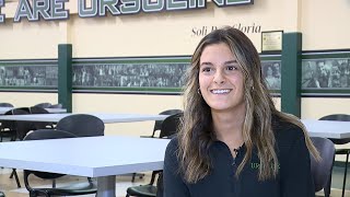 Ursuline record holder named Student Athlete of the Week [upl. by Cowden]