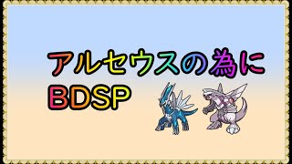 【ポケットモンスターBDSP】 配布用アルセウスのためにBDSPやります [upl. by Kramnhoj463]