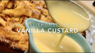 Proper Homemade Custard Recipe  Quick easy and so delicious [upl. by Dnomsaj]