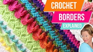 Discover the Secrets to Amazing Crochet Borders amp Edges [upl. by Tabib]